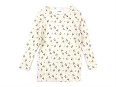 Lil Atelier top slim turtledove flowers